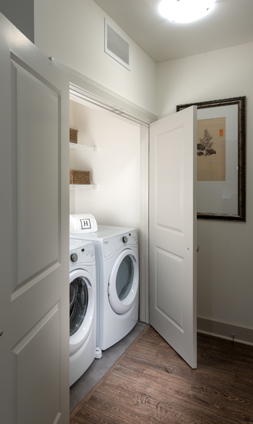 In-unit washer and dryer